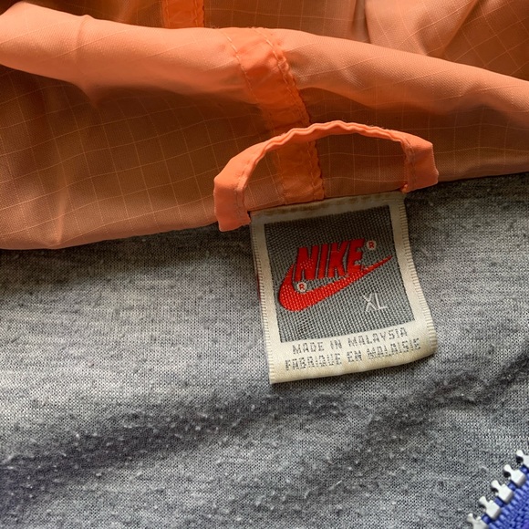 Nike Vintage 80s-90s Grey Tag track jacket RARE European import XL - Picture 3 of 7